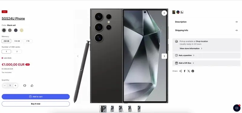featured product preview
